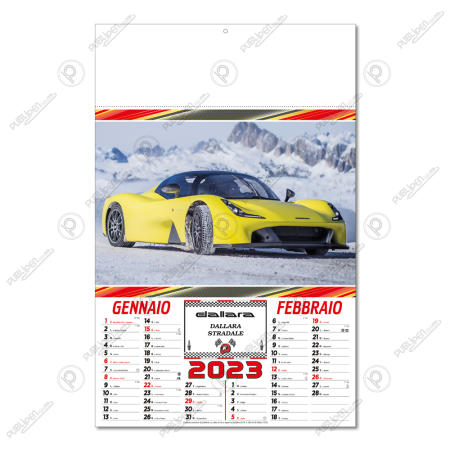 Calendario-2023-figurato-D40-auto-sportive-publipen
